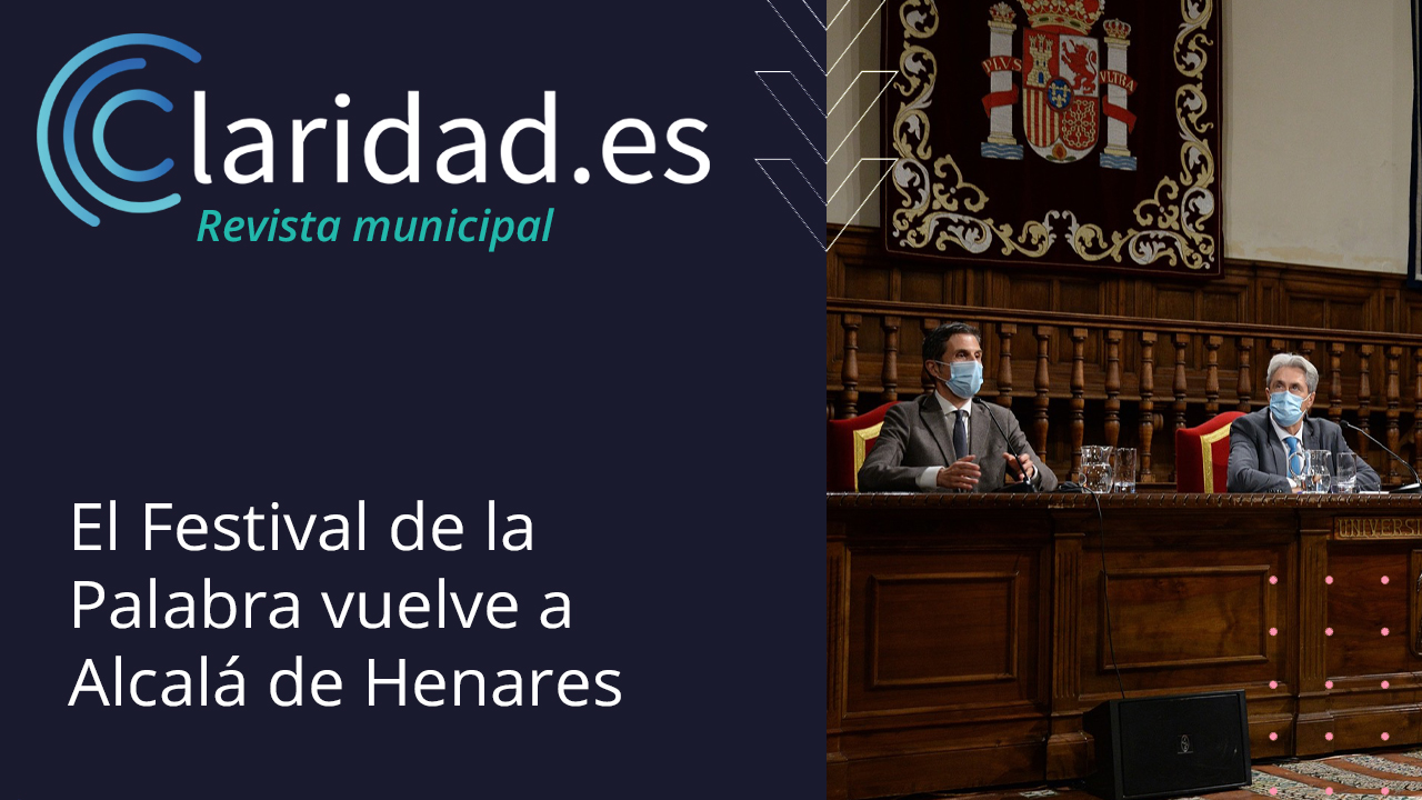 El Festival de la Palabra vuelve a Alcalá de Henares